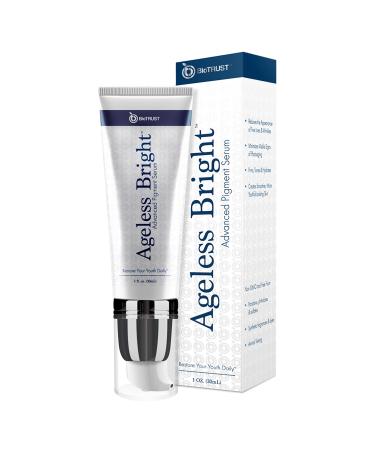 BioTrust Ageless Bright Skin Brightening Serum Helps Reduce the Appearance of Dark Spots for Smoother Younger More Even Look to Reveal a Brighter Complexion Naturally 1 fl. oz.