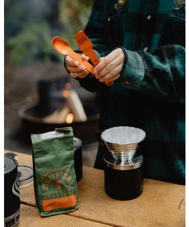MAGWARE Magnetic Camping Utensils Set - Portable Metal Travel Flatware with Case | Camping Cutlery Set with Knife, Fork & Spoon | Reusable Utensils for Camping, Picnic, Office & Kid's Lunchbox - Green - Buy Online on SooperMarket.com