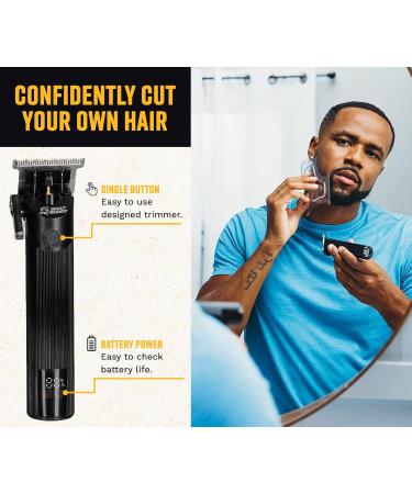 Cordless Trimmer with 4 Guards & Shaping Tool | Perfect for Beginners & Men s Hairline & Beard Edging | Trim Buddy - Buy Online on SooperMarket.com