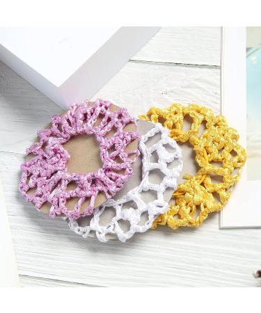 12pcs Women Hair Nets for Bun - Elastic Ballet Dance Bun Cover - Styling Accessories - Buy Online on SooperMarket.com