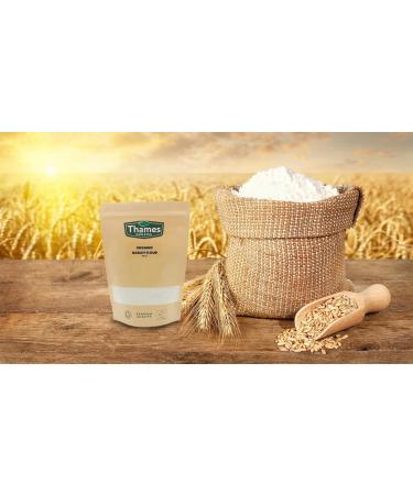 Thames Organic 1kg Organic Barley Flour - Non-GMO, High Fiber & Nutrients, Ideal for Baking/Cooking - Buy Online on SooperMarket.com
