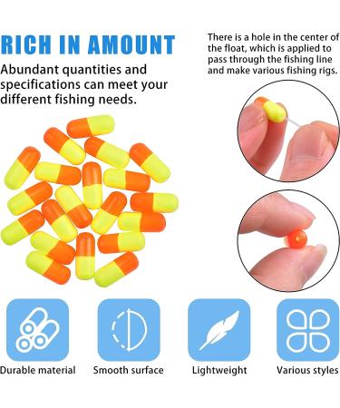 Pompano Rigs Foam Floats Kit for Surf Fishing - 80PCS Cylinder Float Bottom Rig Making Kit for Walleye, Trout, Catfish - Buy Online on SooperMarket.com