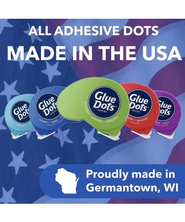 Glue Dots Dot N' Go Glue Dot Dispenser with 200 Removable Double-Sided Adhesive Poster Dots  3/8-Inch  Clear  1 Pack 1 Pack Poster Dots Dispenser - Buy Online on SooperMarket.com