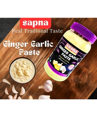 Sapna Ginger & Garlic Paste I Essential Cooking Ingredient in Many Indian curries and Tandoori Dishes I Base for Chicken and Meat Dishes- 1KG - Buy Online on SooperMarket.com