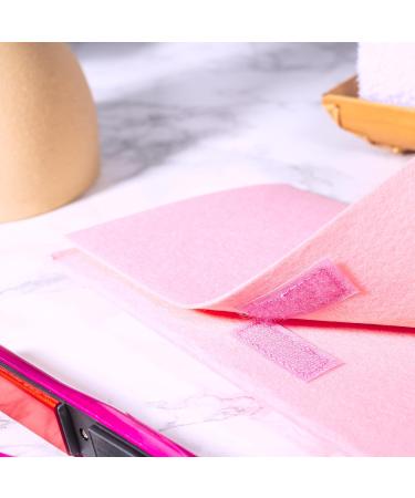 Glamza Hair Straightener Mat & Pouch - Made from Heat Resistant Safety Felt - Ideal for Home & Travel (Pink) - Buy Online on SooperMarket.com