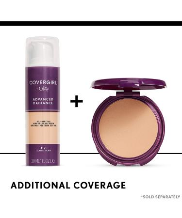 Covergirl Olay Advanced Radiance Age-Defying Makeup SPF 10 - 125 Buff Beige (1 fl oz) - Buy Online on SooperMarket.com