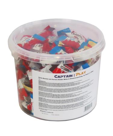 Party Bucket with Ferrero Kinder Minis - Individually Wrapped Chocolate Treats 966g Pack - Perfect for Celebrations & Events - Buy Online on SooperMarket.com