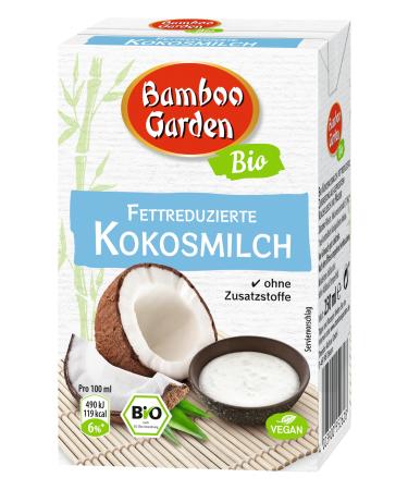 Bamboo Garden Organic Coconut Milk Reduced Fat 250 ml (packaging design may vary)