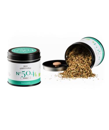 Bio oregano n 504 - biodegraded rubbed striking tart & smoky in an elegant spice jar with double aroma peckel content: 20g