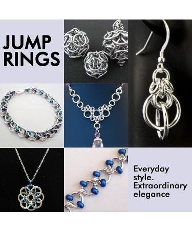 QSAAB Easy Open Silver Jump Rings Set - 1700 pcs with Storage Box | Keychains, Earrings, Necklaces | 4mm-10mm Sizes in 12 Compartments - Buy Online on SooperMarket.com