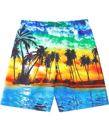 Freshhoodies Boys' Swim Trunks - Fast Drying 3D Printed Summer Shorts (Ages 5-14) - Stylish & Comfortable Children s Swimwear - Buy Online on SooperMarket.com