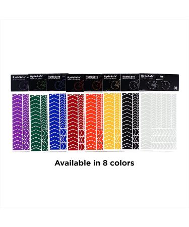RydeSafe Reflective Decals Chevron Kit in Black - Stay Safe and Visible on the Road - Buy Online on SooperMarket.com