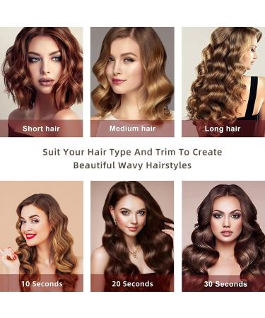 Hair Waver Curling Iron - 3 Barrel Wand for Short Hair - Best Hair Styling Tool (US22mm - Buy Online on SooperMarket.com