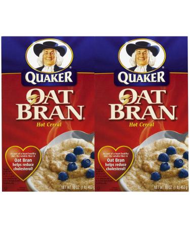 Quaker Oat Bran Hot Cereal - 16 oz - 2 pk Oat Bran 16.0 Ounce (Pack of 2)