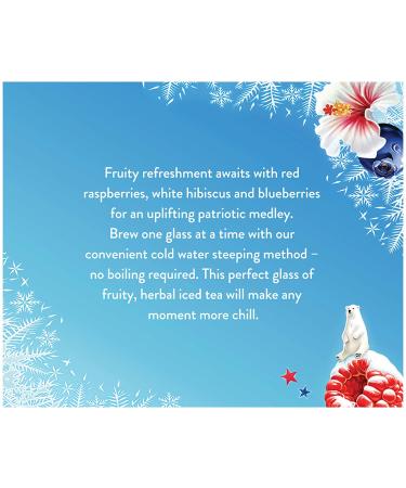 Celestial Seasonings Cold Brew Iced Tea - Red White & Blueberry, Caffeine Free, 18 Bags (1.1 oz) - Buy Online on SooperMarket.com