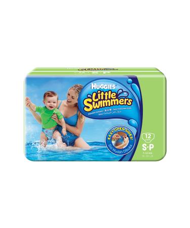 Huggies Little Swimmers swimming diapers-size 3-4 12 baby swimming trousers-spout protection and stretchy covenant protect without swelling tearing pages for easy removal