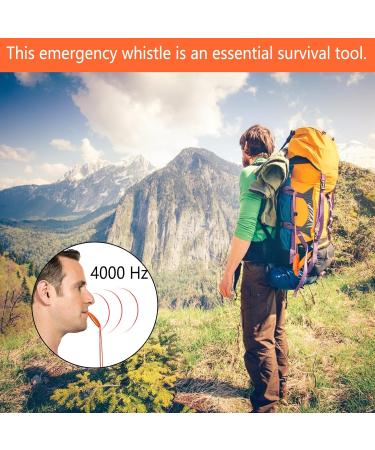 Brohiazao Emergency Signal Pipe Set - 2 Adjustable Reflective Safety Pipes with Whistle | Ideal for Rescue & Training - Buy Online on SooperMarket.com