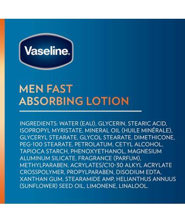 Vaseline Men Hand & Body Lotion Healing Moisture 20.3 oz - Pack of 4 | Non-Greasy Formula for Dry or Cracked Skin - Buy Online on SooperMarket.com