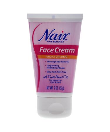 Nair Face Cream 2 OZ - Gentle Facial Hair Removal Cream - Buy Online on SooperMarket.com