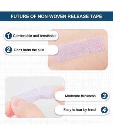 6 Rolls Eyelashes Tape - Adhesive Fabric Tape for Eyelash Extensions | Breathable Under Eye Tools (Pink) - International Shipping - Buy Online on SooperMarket.com