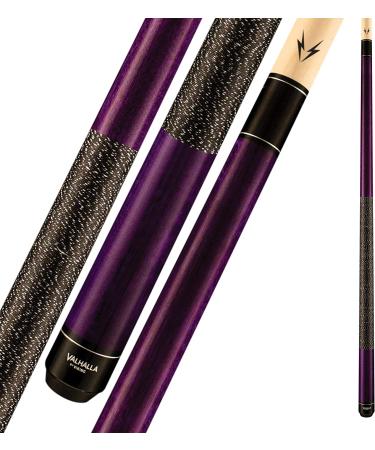 Viking Valhalla 100 Series 2 Piece Pool Cue Stick with Irish Linen Wrap, Purple 20oz - Ideal for Bar or Home Use - Men or Women - Buy Online on SooperMarket.com