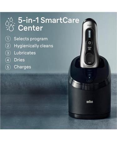 Buy Braun Series 8 8567cc Electric Razor for Men | 4+1 Shaving Elements Long Hair Trimmer SmartCare Center - Wet & Dry - 60min Runtime - International Shipping Available - Buy Online on SooperMarket.com