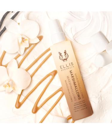 Ellis Brooklyn MARSHMALLOWS Hair And Body Mist - Gourmand Perfume with Marshmallow Caramel Accord & Milky Musks Vegan Perfume Made In The USA Marshmallows 3.4 Fl Oz (Pack of 1) - Buy Online on SooperMarket.com