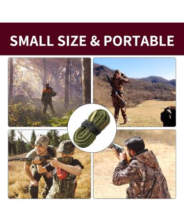 SABPACK Gun Snakes Cleaner for Pistol and Rifle Calibers - Shotgun 12GA, 9mm, .380cal, .38cal, .7.62mm, .30Cal, 308Cal - Brass Brushes - 1 Pack - Buy Online on SooperMarket.com