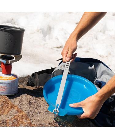 Sun Company Zero Plates - 4-Pack Stackable Nesting Plates for Camping | Dishwasher-Safe Dinnerware for Backpacking & RV | Space-Saving Travel Mess Kit (Blue Ice) - Buy Online on SooperMarket.com