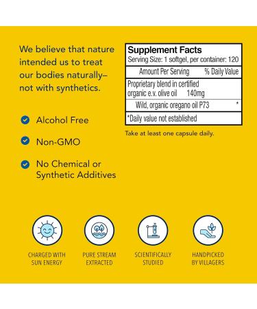 Super Strength Oreganol P73 120 caps - Pack of 2 - Immune System Support - Non-GMO Vegan Friendly 120 count (Pack of 2) - Buy Online on SooperMarket.com