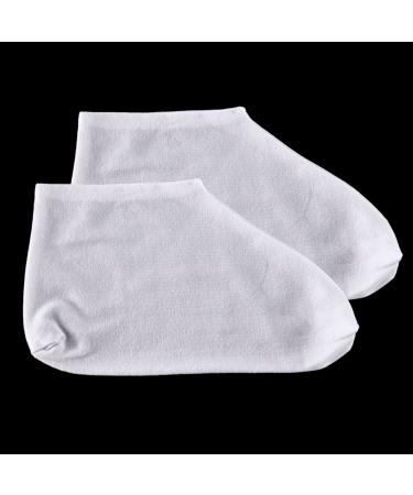 Moisturizing Cotton Foot Spa Socks - 2 Pairs for Dry Skin & Calluses | Perfect Cosmetic Care - Buy Online on SooperMarket.com