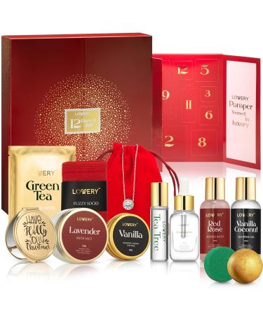 Birthday & Anniversary Gifts for Her | 12-Day Beauty Surprise Set | Spa & Bath Gift for Women & Men - Buy Online on SooperMarket.com