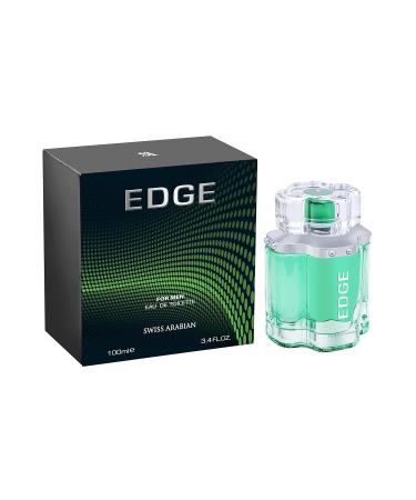 Swiss Arabian EDGE - Luxury Products From Dubai - Long Lasting Addictive Personal EDP Spray Fragrance - Seductive Signature Aroma - 3.4 oz Cedar 3.4 Fl Oz (Pack of 1) - Buy Online on SooperMarket.com