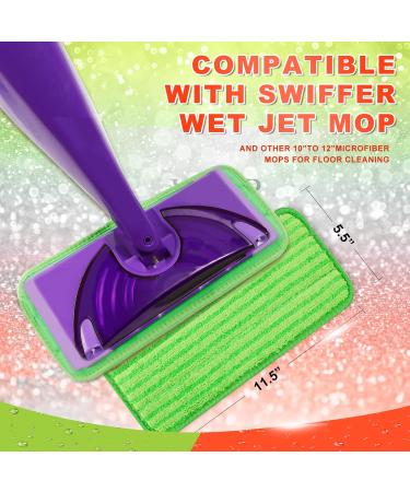 DAPPER Reusable Mop Pad Refills - 2 Pack Microfiber Pads for Swiffer WetJet Mop | Wet & Dry Floor Cleaning - Buy Online on SooperMarket.com