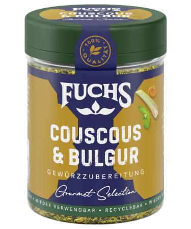 Fuchs spice gourmet selection near the east/Africa - couscous and bulgur spice mixture refillable spice mix for seasoning - bulgers vegan 55 g couscous & bulgur