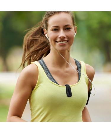 kwmobile 2X Clip Holders Compatible with Fitbit Inspire 3 / Inspire 2 / Ace 3 - Clip-On Holder Replacement Set - Black/Dark Blue black / dark blue - Buy Online on SooperMarket.com