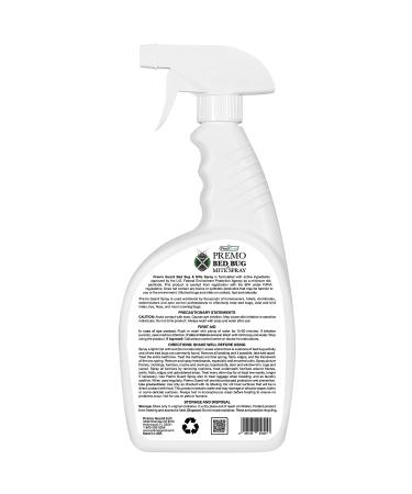 Premo Guard Bed Bug & Mite Killer Spray 24 oz - Fast Acting Treatment | Stain & Scent Free | Child & Pet Safe | Extended Protection | Natural & Non-Toxic Formula - Pack of 1 - Buy Online on SooperMarket.com