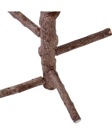 Mogoko Natural Wood Bird Perch Stand - Hanging Multi Branch Perch for Parrots, Parakeets, Cockatiels, Conures, Macaws, Love Birds, Finches - Style 1 - Buy Online on SooperMarket.com