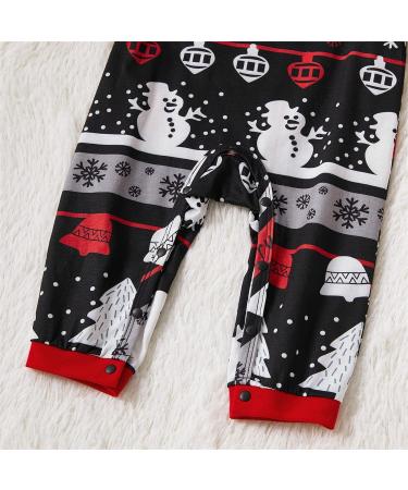 PatPat Family Matching Christmas Pajamas Set - Tree Snowflake & Letters Print Sleepwear | 3-6 Months Grey - Buy Online on SooperMarket.com