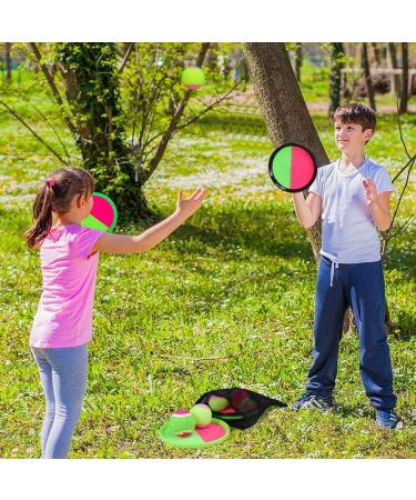 Jiosdo Velcro Fishing Ball Game - Fun Outdoor Game for Kids Ages 3-6 | Throwing & Catching Toys for Garden Play - Buy Online on SooperMarket.com