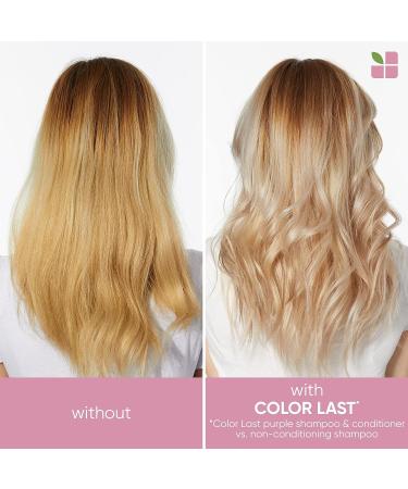 Matrix Biolage Color Last Purple Shampoo - Neutralize Brass & Yellow Tones - Fig & Orchid Formula - Paraben-Free - For Color Treated Hair - Vegan - Cruelty Free - 13.5 Fl Oz - Buy Online on SooperMarket.com