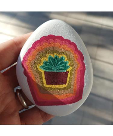 Kalapanta Decoration Stones - Recycled Plastic for Vases Aquariums & Gardens | 95 White Stones ( 5-8 cm) - Eco-Friendly Home Decor - Buy Online on SooperMarket.com