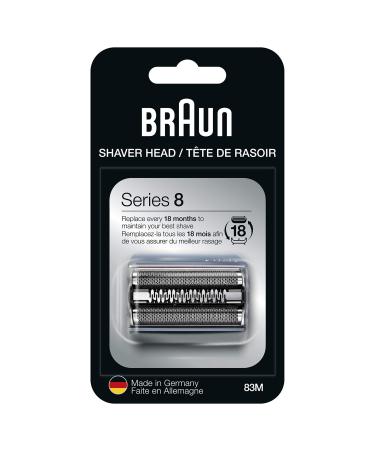 Braun Series 8 Electric Shaver Replacement Head - 83M - Compatible with Electric Razor 8370cc, 8340s, 8350s 83m Replacement Head