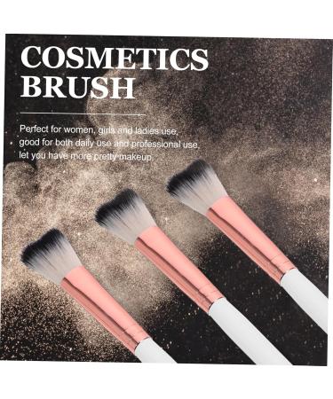Baluue 3pcs Fish Tail Brush Nose Contour Brushes Highlighter Brush Makeup Brushes Makeup Tool Wooden Handle - Buy Online on SooperMarket.com