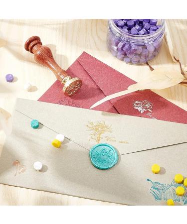 CRASPIRE You're Invited Wax Seal Stamp Invited Vintage Sealing Wax Stamps Retro 25mm Removable Brass Seal Stamp with Wood Handle for Wedding Invitations Envelopes Valentine's Day Craft Adhesive Waxing 25mm-you're Invited - Buy Online on SooperMarket.com
