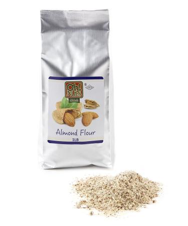 Almond Ground Flour Meal - 1 LB (16oz) Resealable Bulk Pack | Natural Unblanched Almond Flour for Cooking & Baking - Buy Online on SooperMarket.com