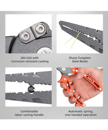 RUNCL Fishing Plier  Fish Lip Gripper Kit  Fishing Remover Extractor  Multi-Function Fishing Tools for Saltwater  Freshwater  Ice Fishing  Premium Fishing Gifts for Men A: 8" Orange Plier Gripper Kit - Buy Online on SooperMarket.com
