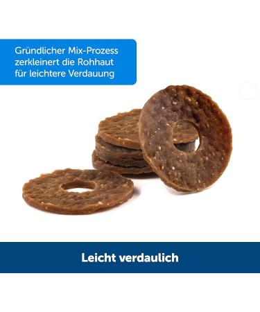 Petsafe Busy Buddy Kauringe - Raw Skin Dog Treats for Snackring Toys Size A 16 Pieces | Premium Chews for Happy Dogs - Buy Online on SooperMarket.com