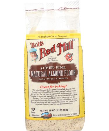 Bob's Red Mill natural almond flour 16 ounce (Pack of 1) 1 Pound (Pack of 1)