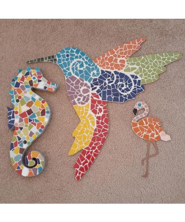 Youway Style 454g Ceramic Mosaic Tiles for Crafts - Bulk Broken Tiles for Mosaic Kits - 1lb Mosaic Craft Supplies - Multicolor - Buy Online on SooperMarket.com